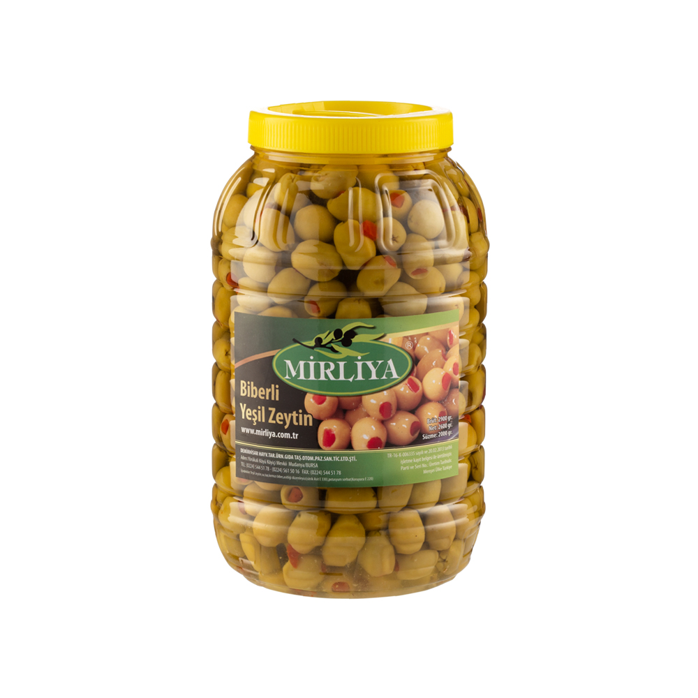 Green Olives Pepper Stuffed 2 Kg